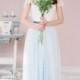 Nico // Blue wedding dress / Romantic wedding dress / Tulle wedding dress / Chiffon wedding dress / Romantic wedding gown / Light wedding