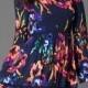 Floral Print Long Sleeve Dress i213674A5 by As U Wish - Brand Prom Dresses