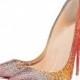Sexy Pointed Toe Crystal Women Pumps 2015 Wedding Shoes Woman Mix Color Rhinestone Red Sole Women Shoes High Heels Zapatos Mujer