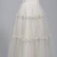 1950 Silver Tulle Vintage Wedding Dress
