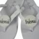 Wedding Flip Flops For The Bridesmaid's Shoes