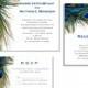 25 Peacock Wedding invitations RSVP and Reception cards