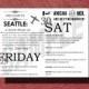 Seattle Washington Destination Wedding Welcome Bag Weekend Itinerary,  Wedding Schedule of Events