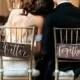 12 Ways To Dress Up Your Bride & Groom Chairs