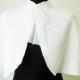 Elegant Bridal cape / capelet / shoulder wrap / Wedding shrug - Natural white Ivory