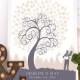 wedding guest book finger print tree thumbprint tree fingerprint tree wedding gift guestbook keepsake champagne coloured wedding decor