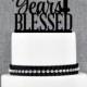 50 Years Blessed Cake Topper, Classy 50th Birthday Cake Topper, 50th Anniversary Cake Topper- (S247)