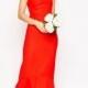 ASOS WEDDING Maxi Dress With Fishtail Hem