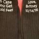 In Case You Get Cold Feet  Socks - Groom Wedding Day Socks - Custom Embroidered One Pair Groom socks - Personalized Groom Gift