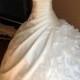 Lace wedding dress - Pearls, ruffles, princess, halter wedding dress