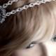 Lorra Vintage style Swarovski crystal bridal double headband