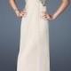 Long One Shoulder Open Back Gown by La Femme - Brand Prom Dresses