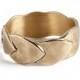 Unique Women Wedding ring, 14K gold Wedding Band, Solid Gold Leaf Ring.