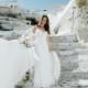 Romantic Santorini Wedding With Touches Of Blush - Weddingomania