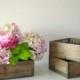 wood box wooden boxes vase succulent planter wedding centerpiece woodwork rustic wedding table decor