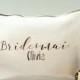 Personalised Bridesmaid Make up bag. Bridesmaid accessory bag. Maid of honour make up bag.