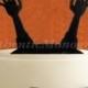 Halloween Cake Decoration - Wooden Unpainted Cake Topper - Party  Trick or Treat - Holiday Decor (4213