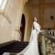 Long Sleeve Wedding Dress With Cathedral Train (Style )
