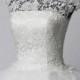 Cheap Floor length lace ball gown wedding dress