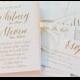 Simple Wedding Invitation, Gold Wedding Invitations, 5 Piece Suite, Printed Invitations
