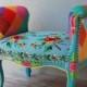 Rainbow Bench Bohemian Vanity Chair