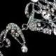 Statement Bridal Bracelet, Gatsby Wedding Bracelet, Art Deco Bridal Jewelry, Swarovski Crystal Bracelet, Victorian Wedding Jewelry, CARMEN