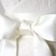 Wedding Dress Sash - Ivory White, Double Faced Satin Ribbon Belt, 2 Inches Wide, Bridal Belt, Bridesmaid Sash, Flower Girl Sash