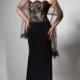 2014 Special Black Beaded A-line Tony Bowls Evenings Tbe21390 Lace Dress - Cheap Discount Evening Gowns