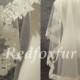 Lace edge veil/1 Tier Ivory Bridal Veil/1.5M Veil/beaded Veil/Wedding dress veil/Fingertip length veil/Wedding Accessories