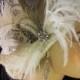Peacock Hair Clip, Bridal Fascinator, Wedding Headpiece, Feather Fascinator, Bridal Hair Accessories, Gatsby Wedding, Great Gatsby Headpiece