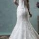 Amelia Sposa Inspired Vintage 2 Piece Long Sleeve Lace Replica Wedding Gown