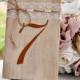 Wedding Table Numbers Wood Hand Painted Lace 1920. Romantic Table Number. Wedding Table Decor Great Gatsby. Rustic Wedding centerpiece.