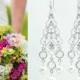 Pearl and Crystal Bridal Earrings, Big Earrings, Pearl Bridal Jewelry, Statement Earrings, Long Wedding Earrings, Pearl Bridal Earrings