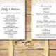 Wedding Program Template - Printable Wedding Program - DIY Wedding Fan Template  - Instant Download - Confetti Collection