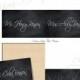 Chalkboard Place Card Tent: Text-Editable, Printable on Avery 5302, 5820 or 8820, Instant Download