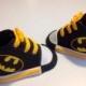 batman Fondant shoes cake toppers