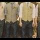 Groomsmen Vests Groom and Grooms men Wedding Outfits Groom Wedding Day Attire Mismatched Grooms Outfits.
