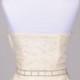 1940 Peplum Vintage Wedding Gown