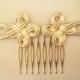 Celtic Knot Hair Comb Gold Rope Hair Comb Wedding Hair Bridal Hair Wedding Accessories Celtic Hair Celtic Wedding
