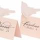 Love Bird Escort Cards - place card, table number, wedding, blush pink, pale pink, reception card, seating chart, romantic, elegant, bride