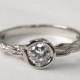 Braided Engagement Ring - Platinum Engagement, unisex ring, engagement ring, wedding band, celtic ring, platinum ring, 3