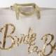 Bride Tote Bag - Gold sequin Wedding Tote Bag, Bride Tote, Bridal Tote Bags, Bridal Shower Tote, Bride Gift Tote, Bridal Gift, Bride's Tote