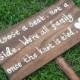 Choose a seat not a side, Handpainted Wooden WEDDING SEATING SIGN, Wedding Ceremony Sign, Wedding Welcome Sign, We're All Family Sign