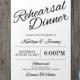 Printable Wedding Rehearsal Dinner Invitation Template, Instant Download, Edit in Our Web App, Digital File, Rehearsal Invitation