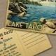 Lake Tahoe Save The Date Postcards - Vintage Destination Wedding Save The Date Postcard - Printable Lake Tahoe Wedding Save The Date VTW