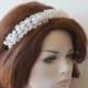 Marriage  Bridal Hair Crown, Wedding Crystal Beads Tiara, Wedding Headband, Wedding Crown,  Bridal Hair Accessory, Wedding hair Accessory