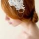 Wedding Hair Comb, Bridal Hair Comb, Floral, Lace Hair Comb, Crystal Headpiece, Bridal Headpiece - Style 230