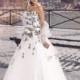 Miss Paris, 133-10 ivoire et café - Superbes robes de mariée pas cher 