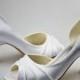 Simple Elegant Comfortable Peep Toe Handmade Wedding Shoes S72
