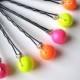 Neon Hair Pins Set of Pink, Yellow, and Orange Pearls